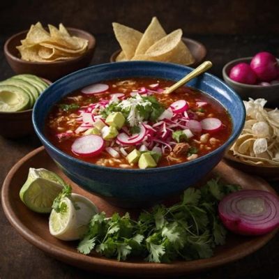 Pozole! Umami-Rich Broth Meets Tender Pork in a Symphony of Textures!